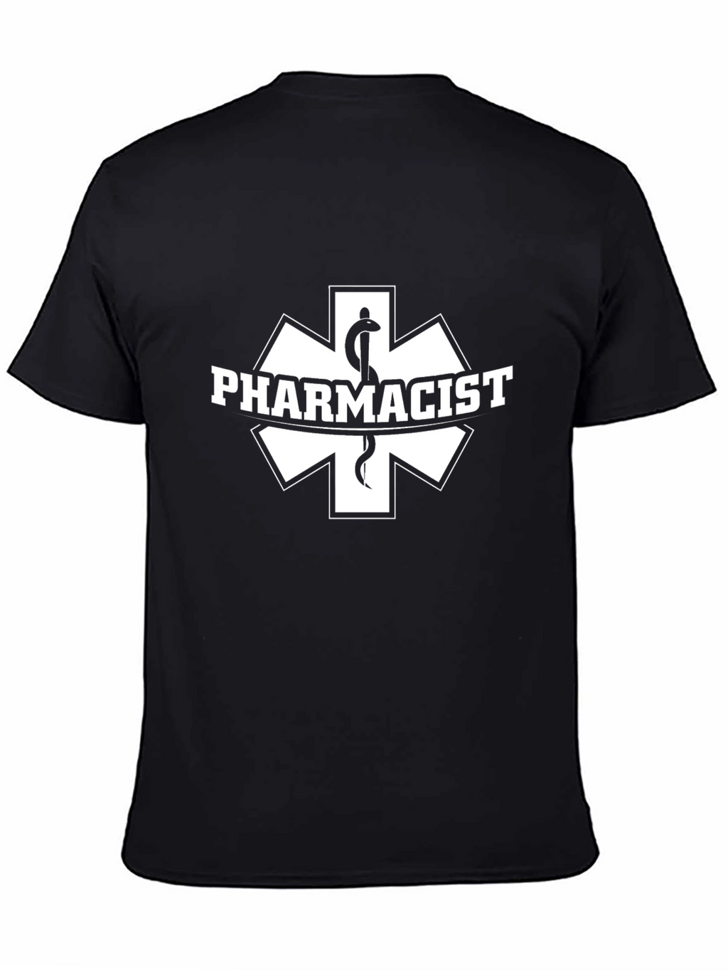 Pharmacist Symbol Black T-Shirt