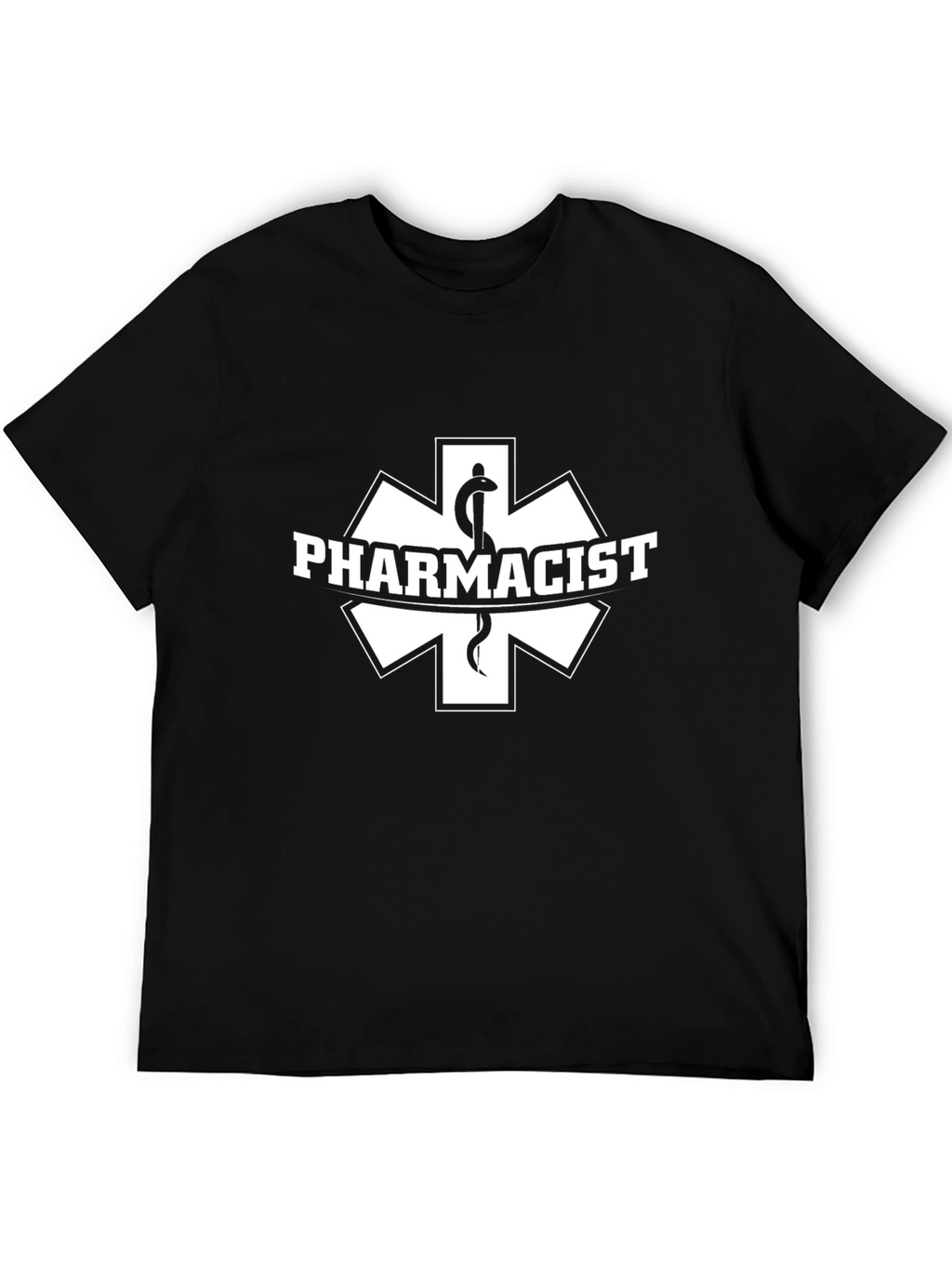 Pharmacist Symbol Black T-Shirt
