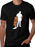 Janitor T-Shirt - Funny Cleaning Crew Apparel