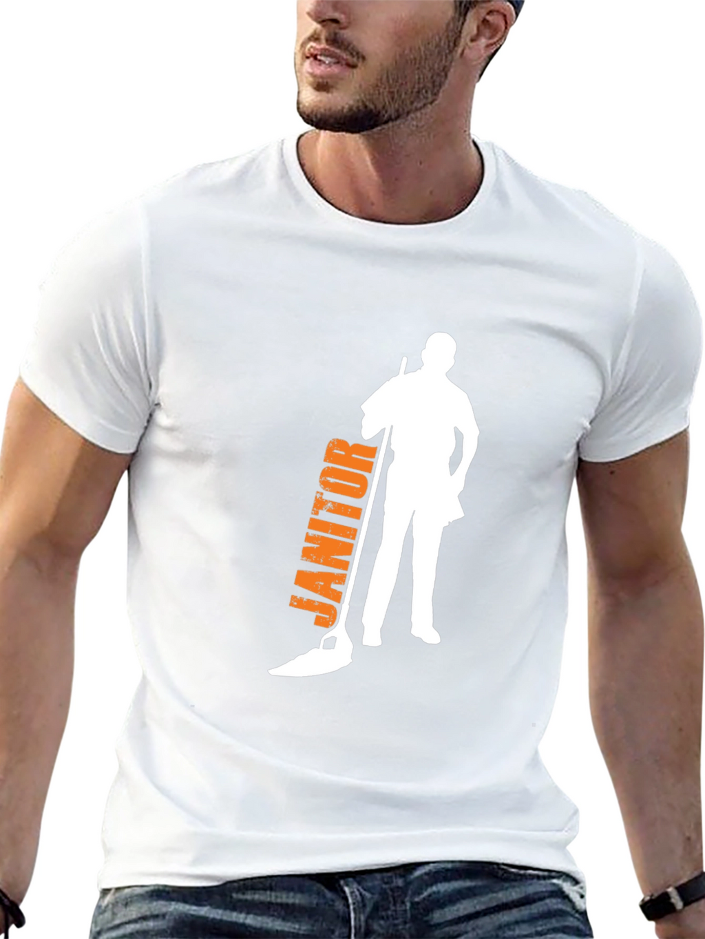 Janitor T-Shirt - Funny Cleaning Crew Apparel