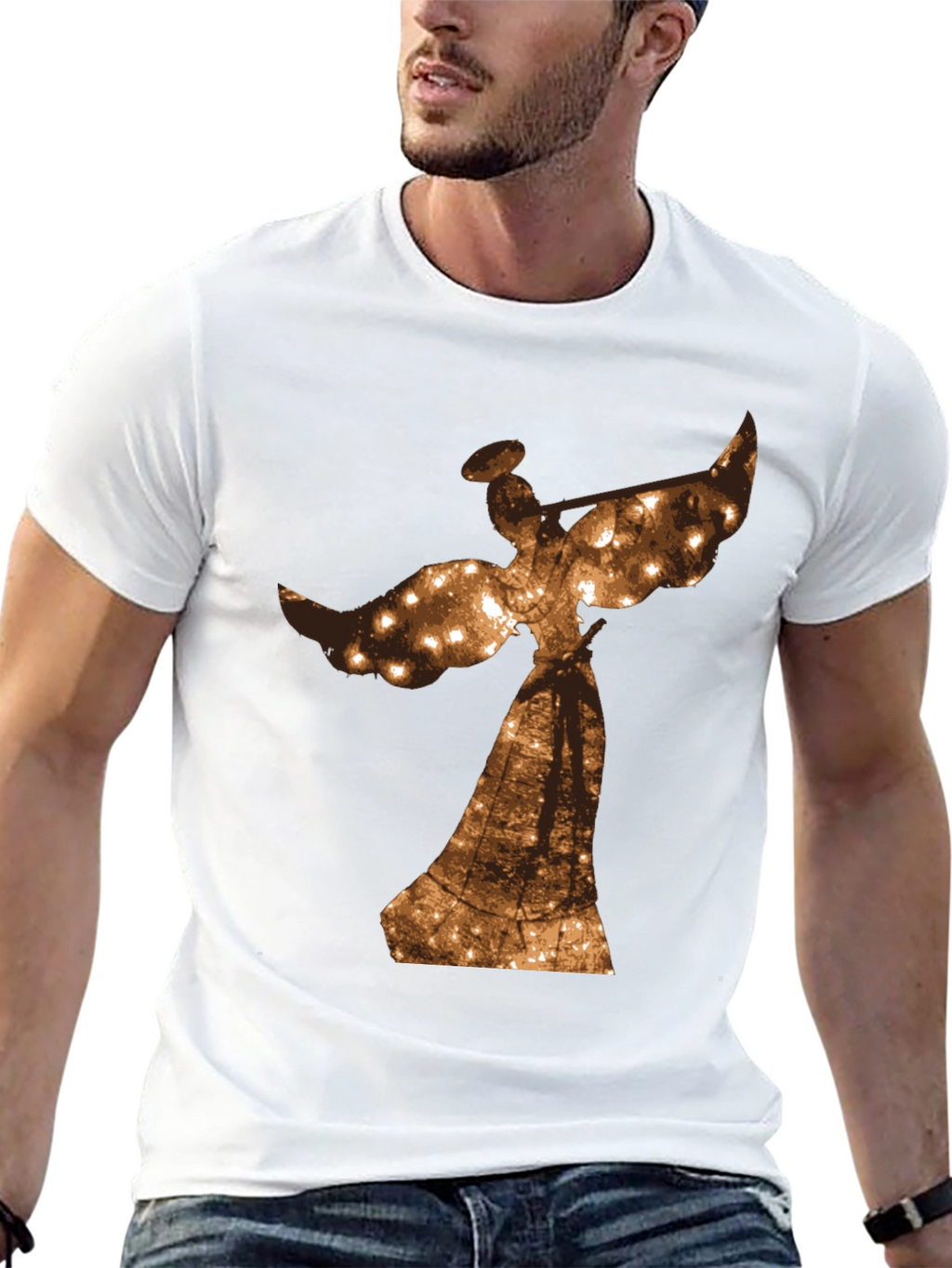Angel Lights T-Shirt - Holiday Cheer