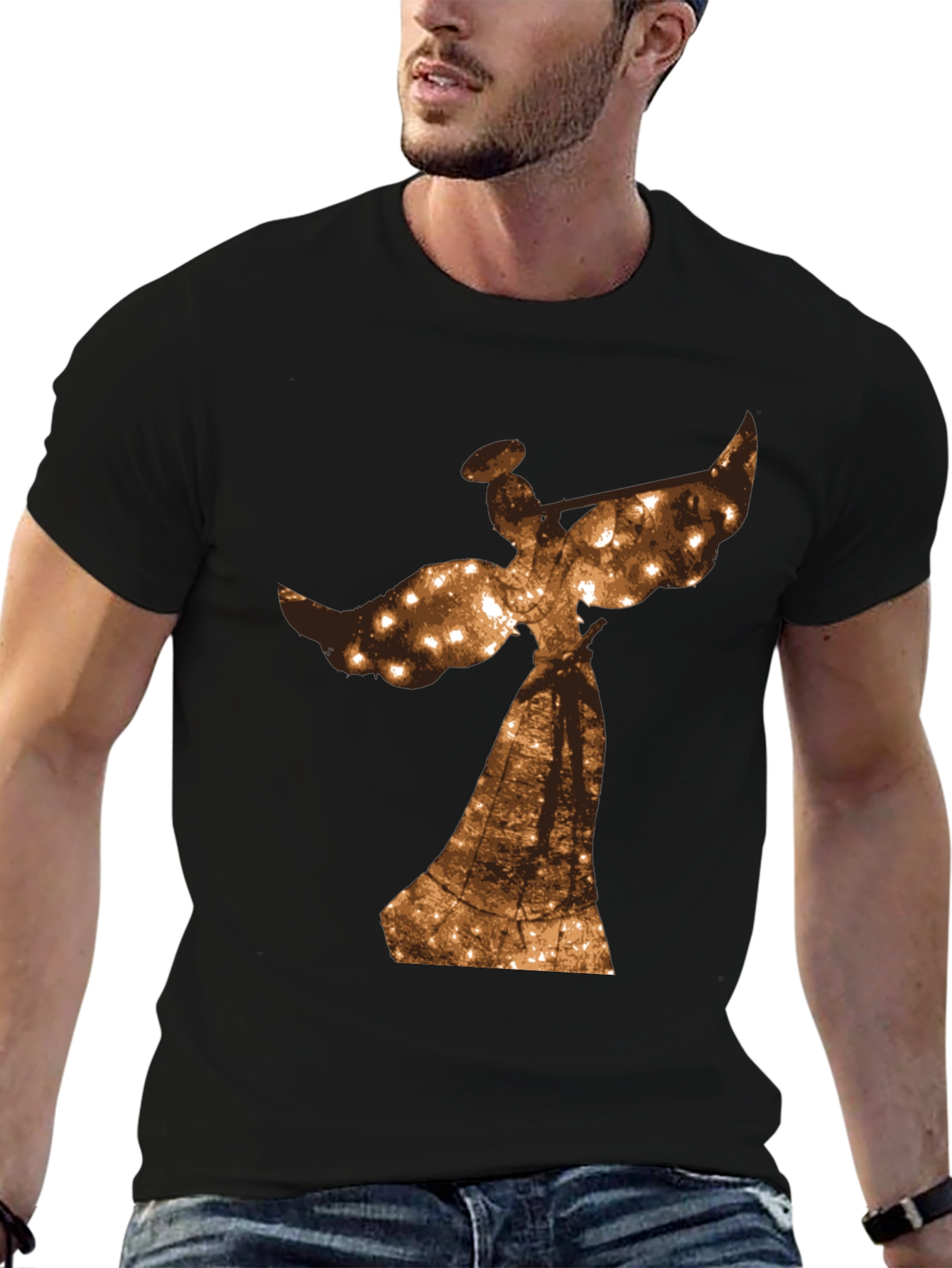Angel Lights T-Shirt - Holiday Cheer