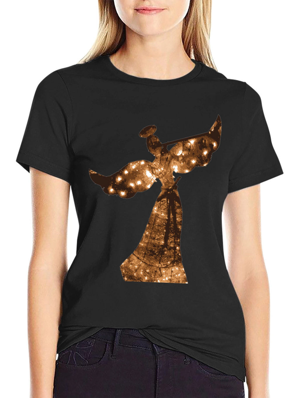 Angel Lights T-Shirt - Holiday Cheer