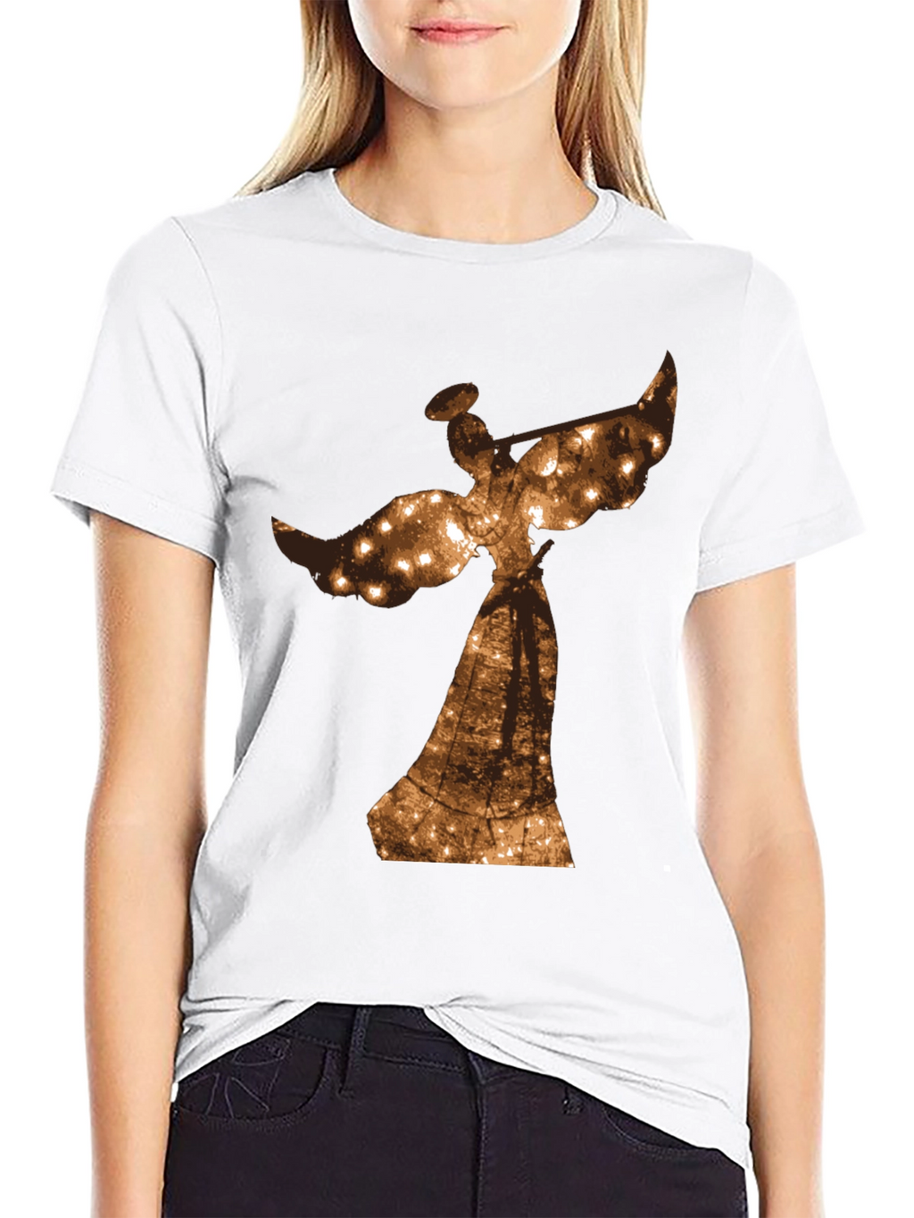 Angel Lights T-Shirt - Holiday Cheer
