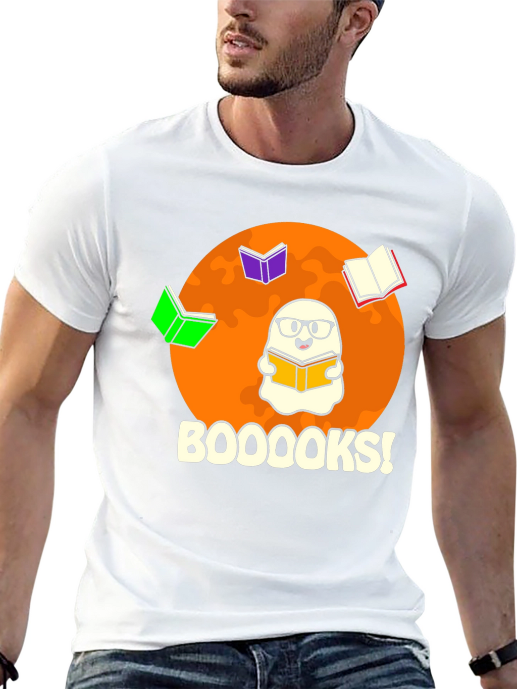 Booooks! Graphic Tee - Halloween Reading Shirt