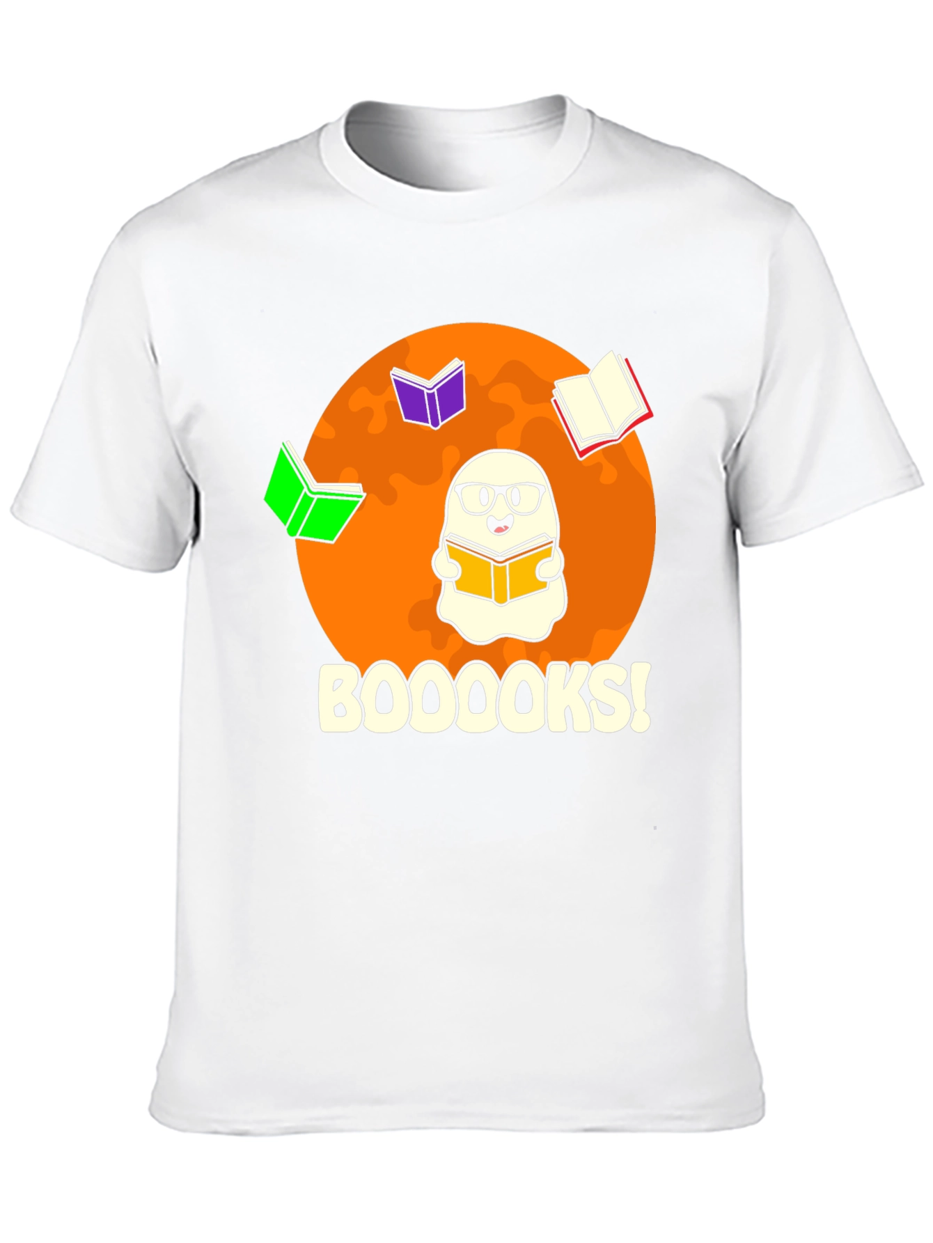 Booooks! Graphic Tee - Halloween Reading Shirt