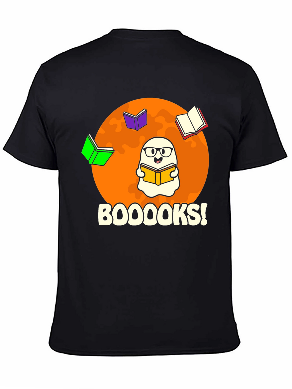 Booooks! Graphic Tee - Halloween Reading Shirt