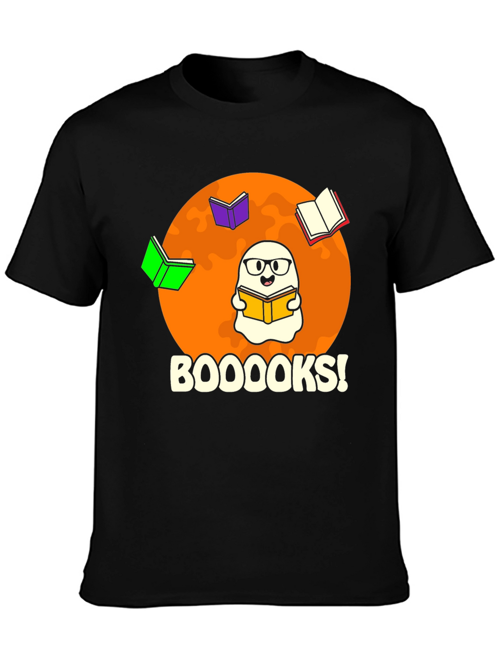 Booooks! Graphic Tee - Halloween Reading Shirt