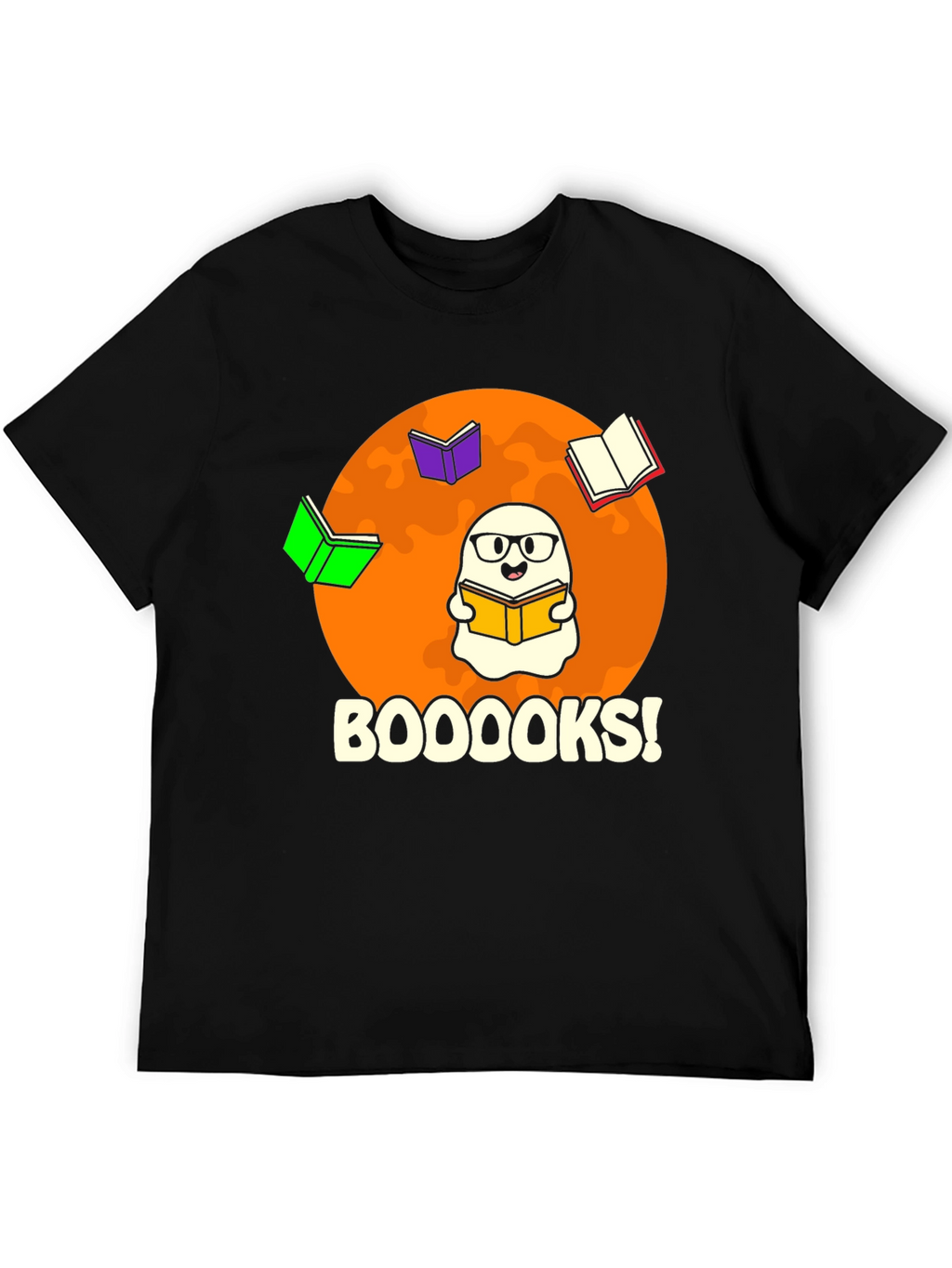 Booooks! Graphic Tee - Halloween Reading Shirt