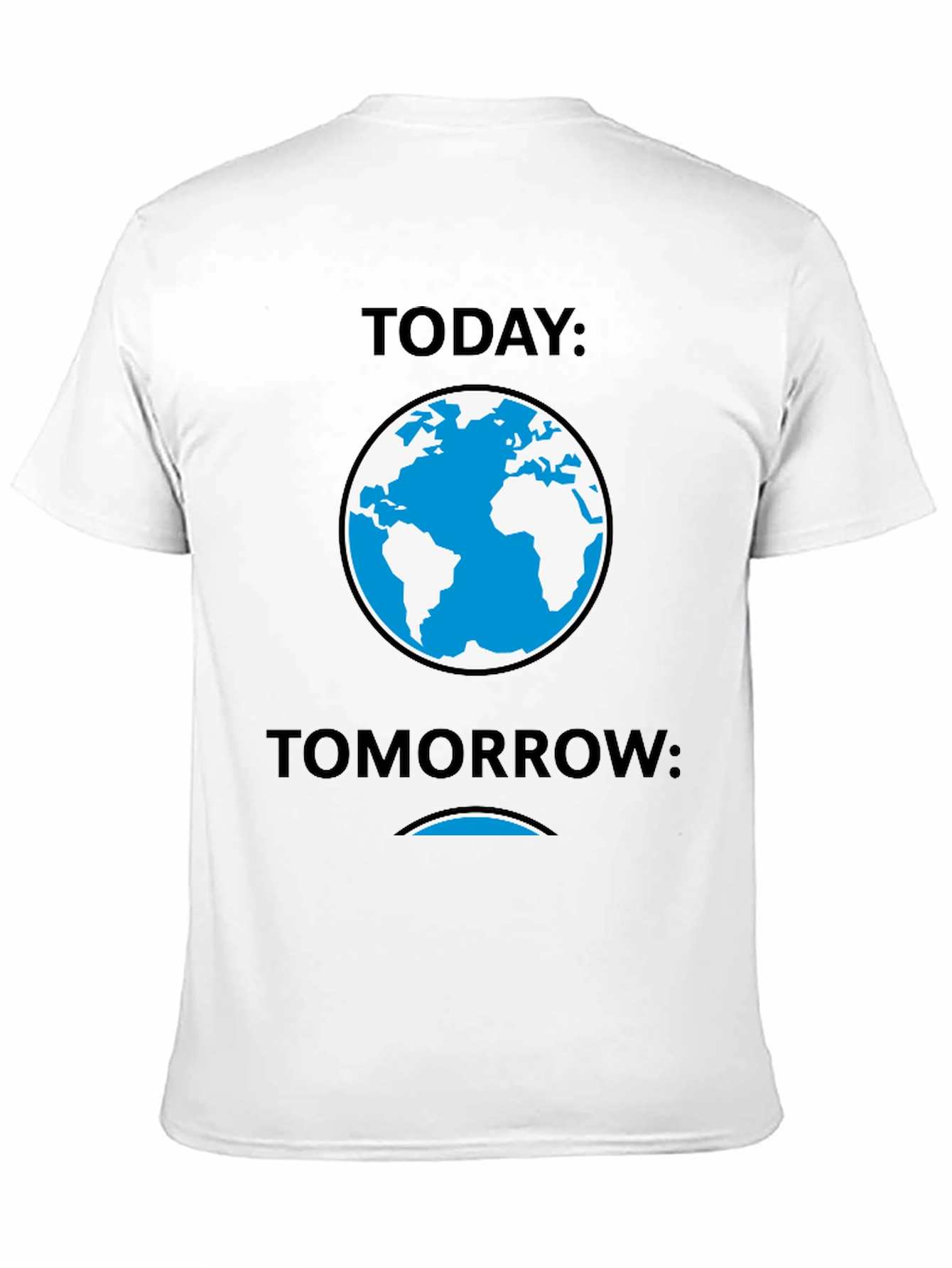 Today Tomorrow Earth Graphic Tee - Black