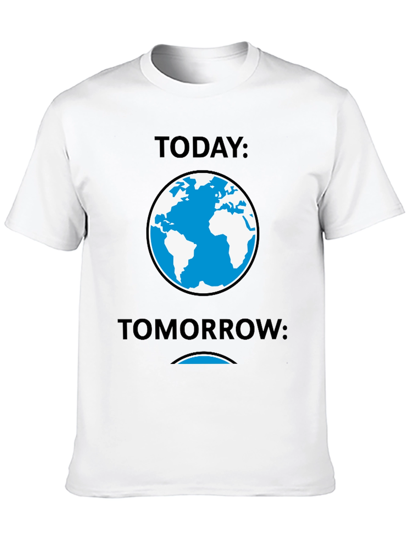Today Tomorrow Earth Graphic Tee - Black