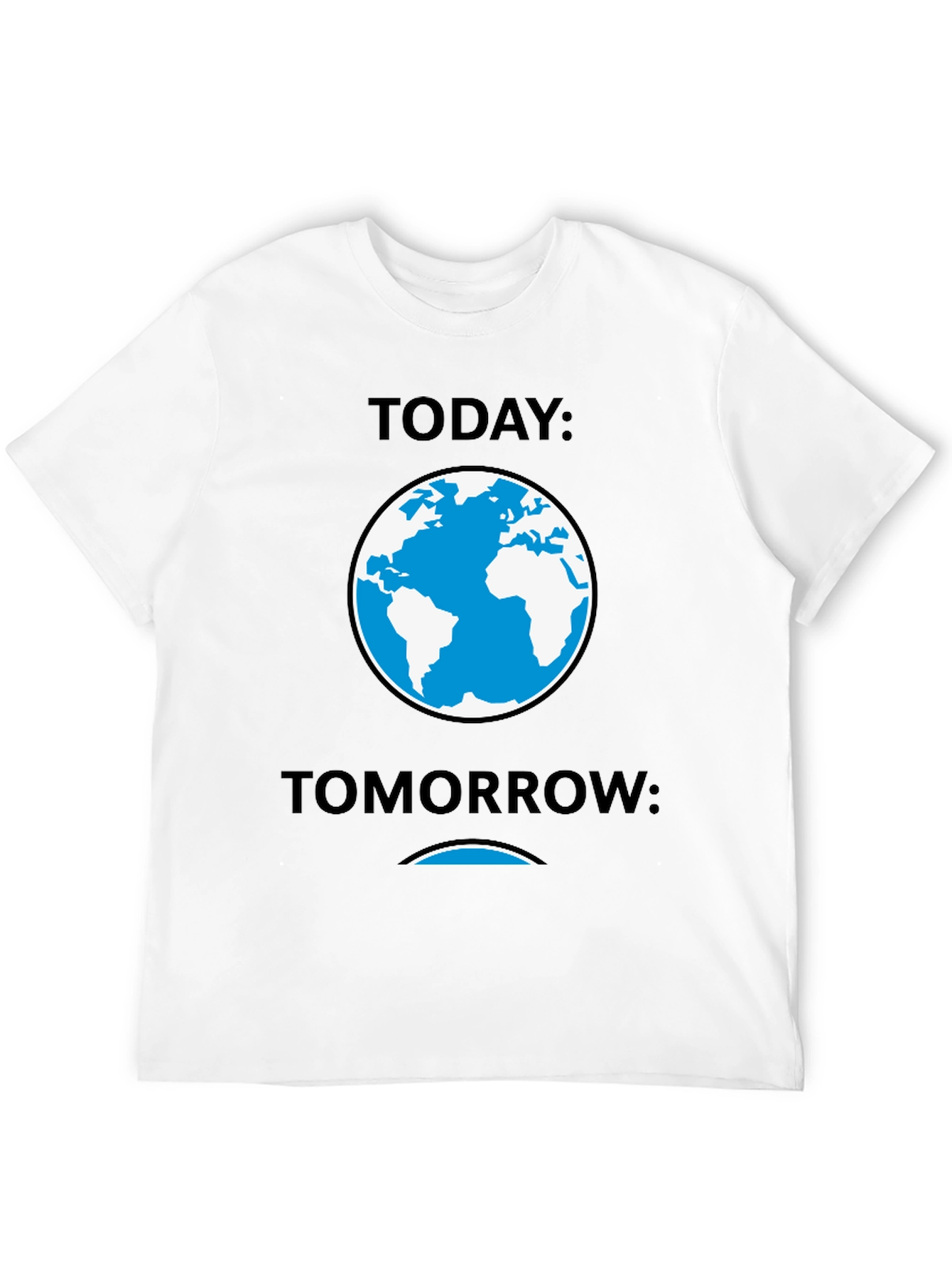 Today Tomorrow Earth Graphic Tee - Black