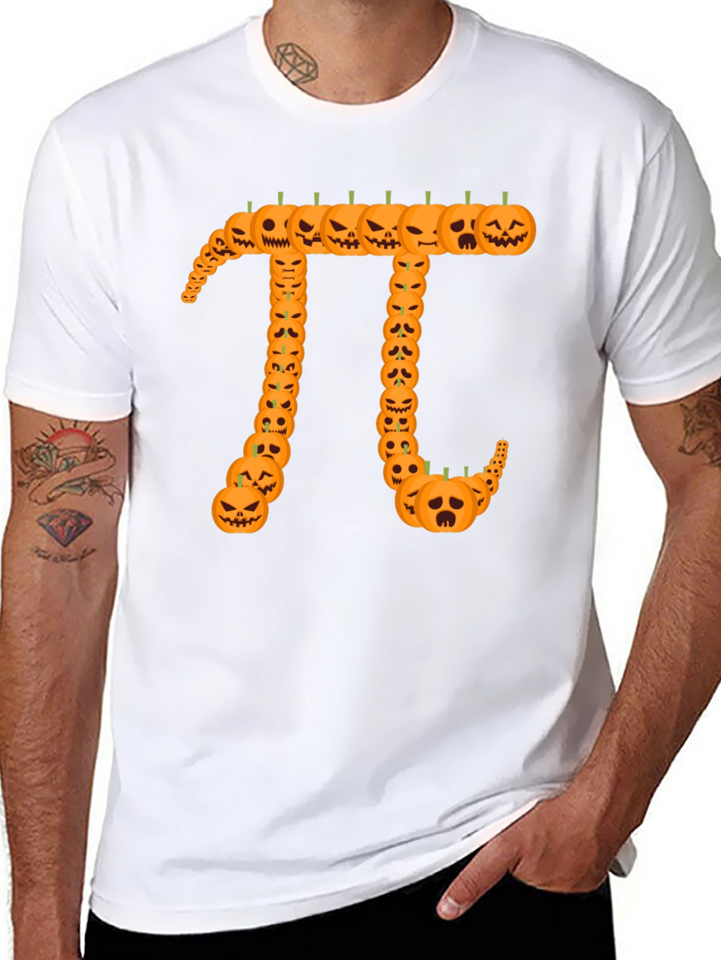 Halloween Pi Pumpkin T-Shirt
