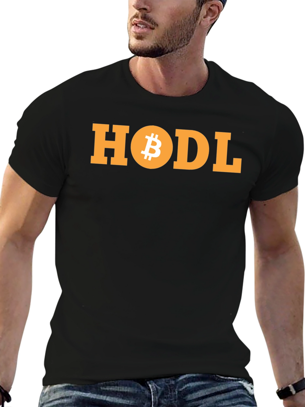 HODL Bitcoin T-Shirt Crypto Currency Investor Tee
