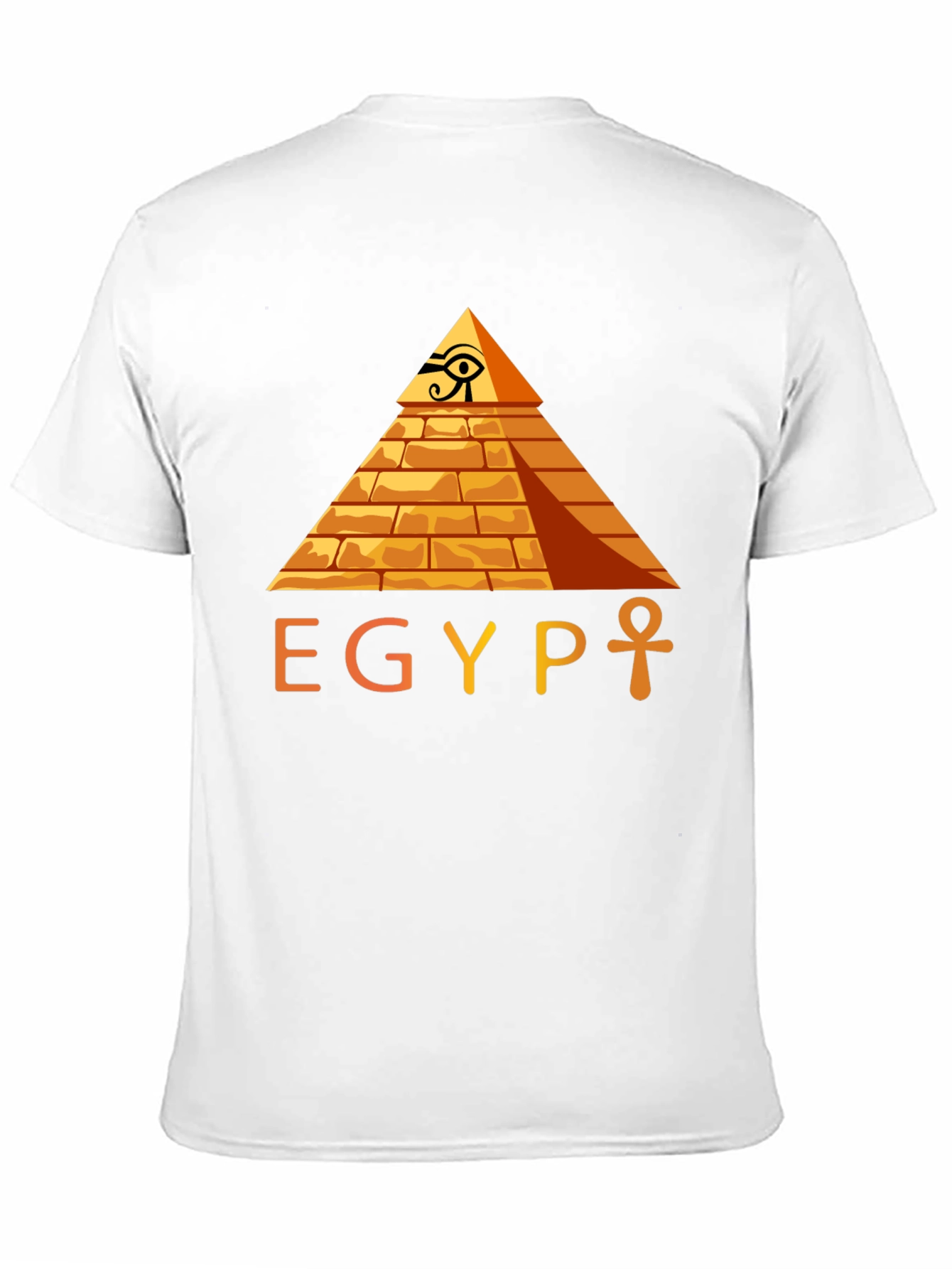 Egypt Pyramid Graphic Tee -  Ancient Egyptian Style T-Shirt