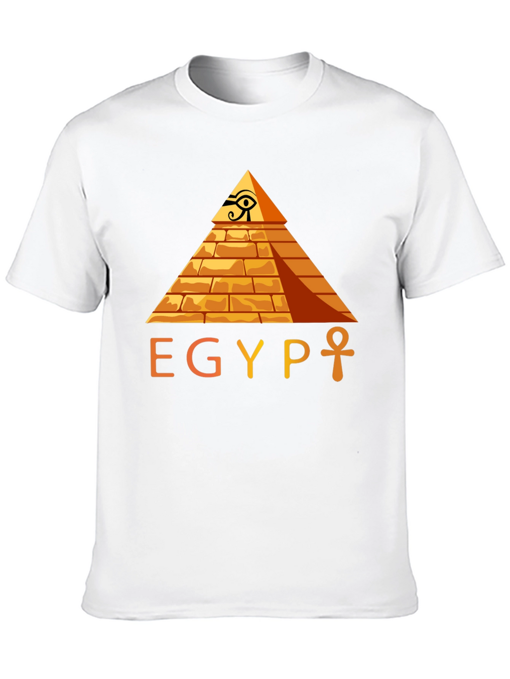 Egypt Pyramid Graphic Tee -  Ancient Egyptian Style T-Shirt