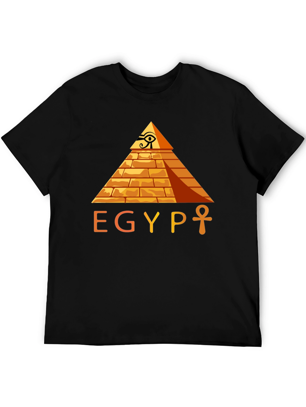 Egypt Pyramid Graphic Tee -  Ancient Egyptian Style T-Shirt