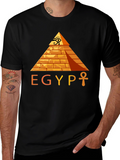 Egypt Pyramid Graphic Tee -  Ancient Egyptian Style T-Shirt