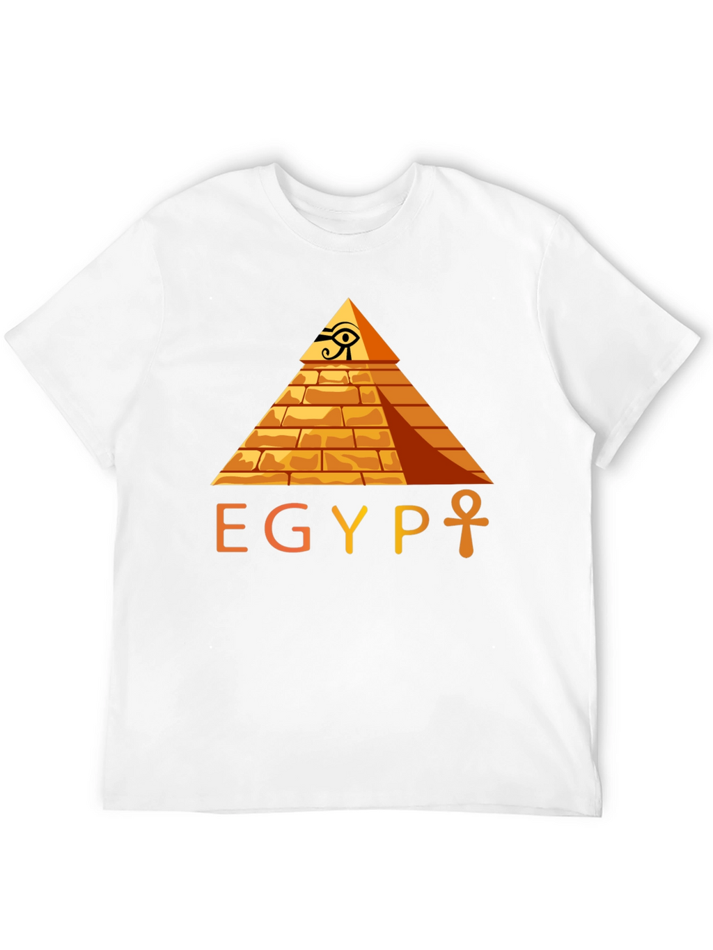 Egypt Pyramid Graphic Tee -  Ancient Egyptian Style T-Shirt