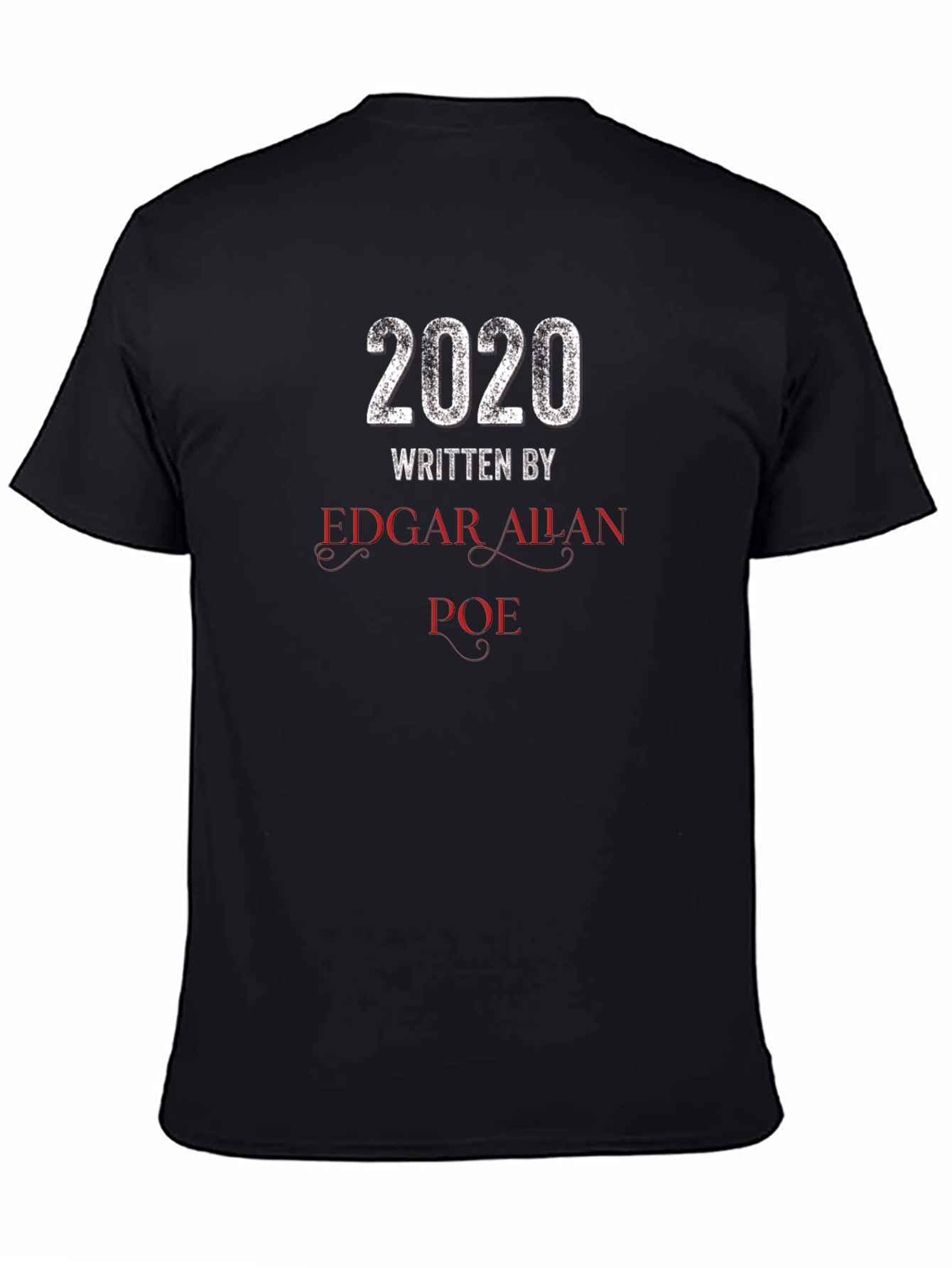Edgar Allan Poe 2020 Black Graphic Tee