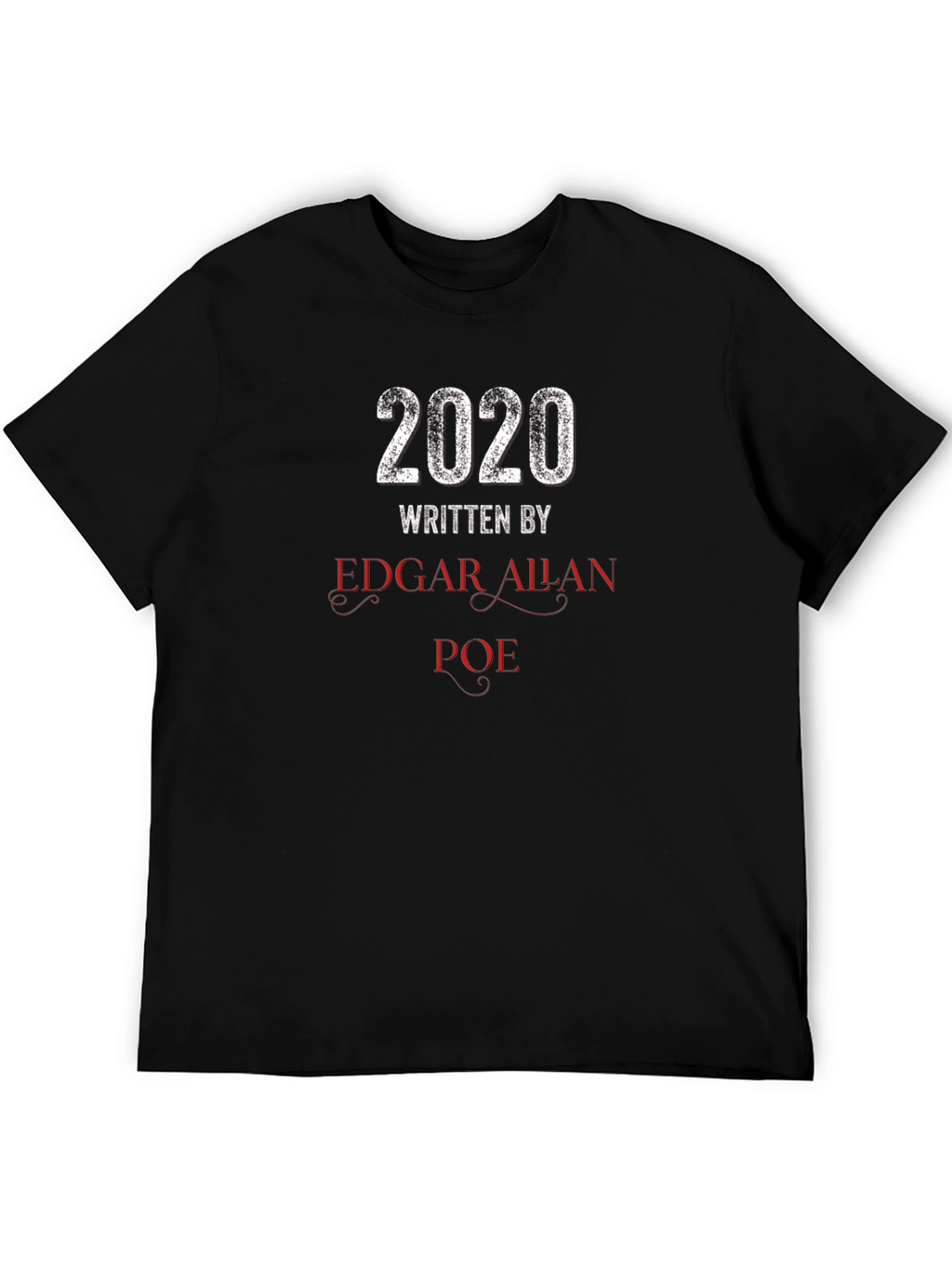 Edgar Allan Poe 2020 Black Graphic Tee