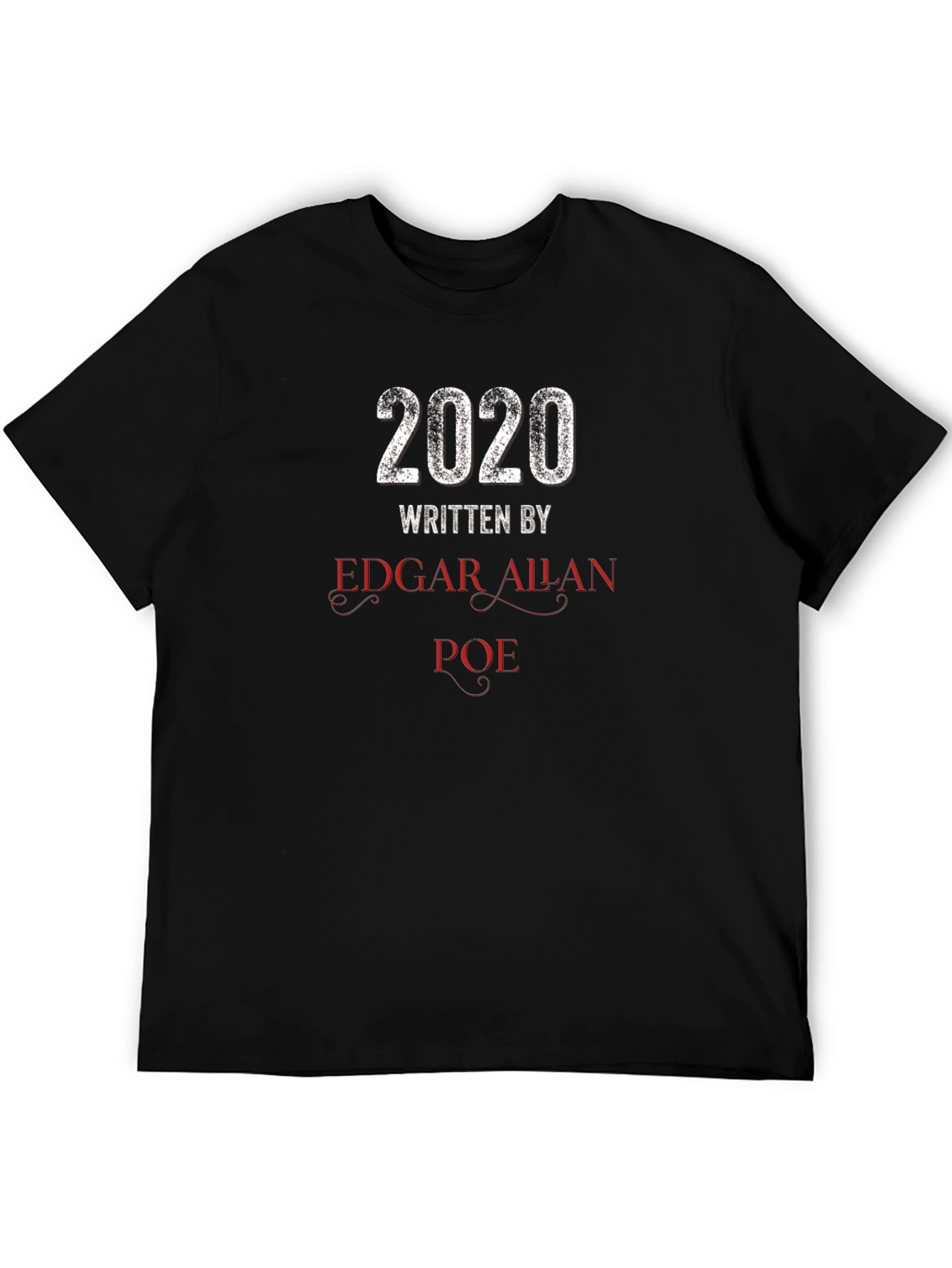 Edgar Allan Poe 2020 Black Graphic Tee