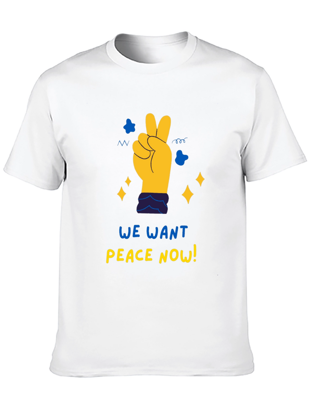 Peace Now Graphic Tee - Black