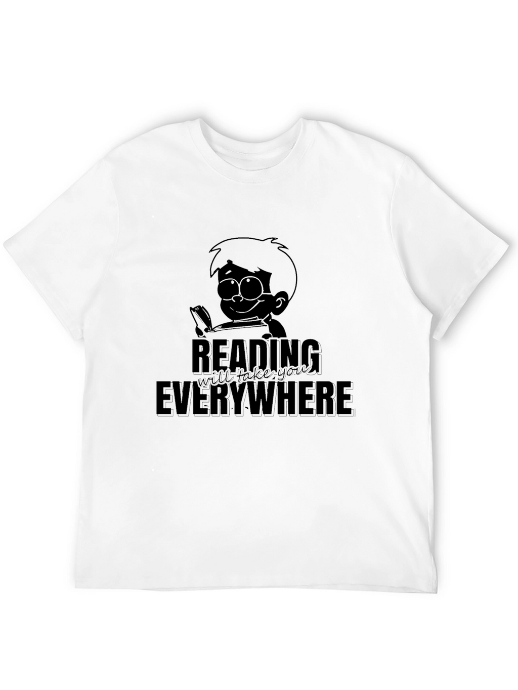 Reading Everywhere Graphic T-Shirt