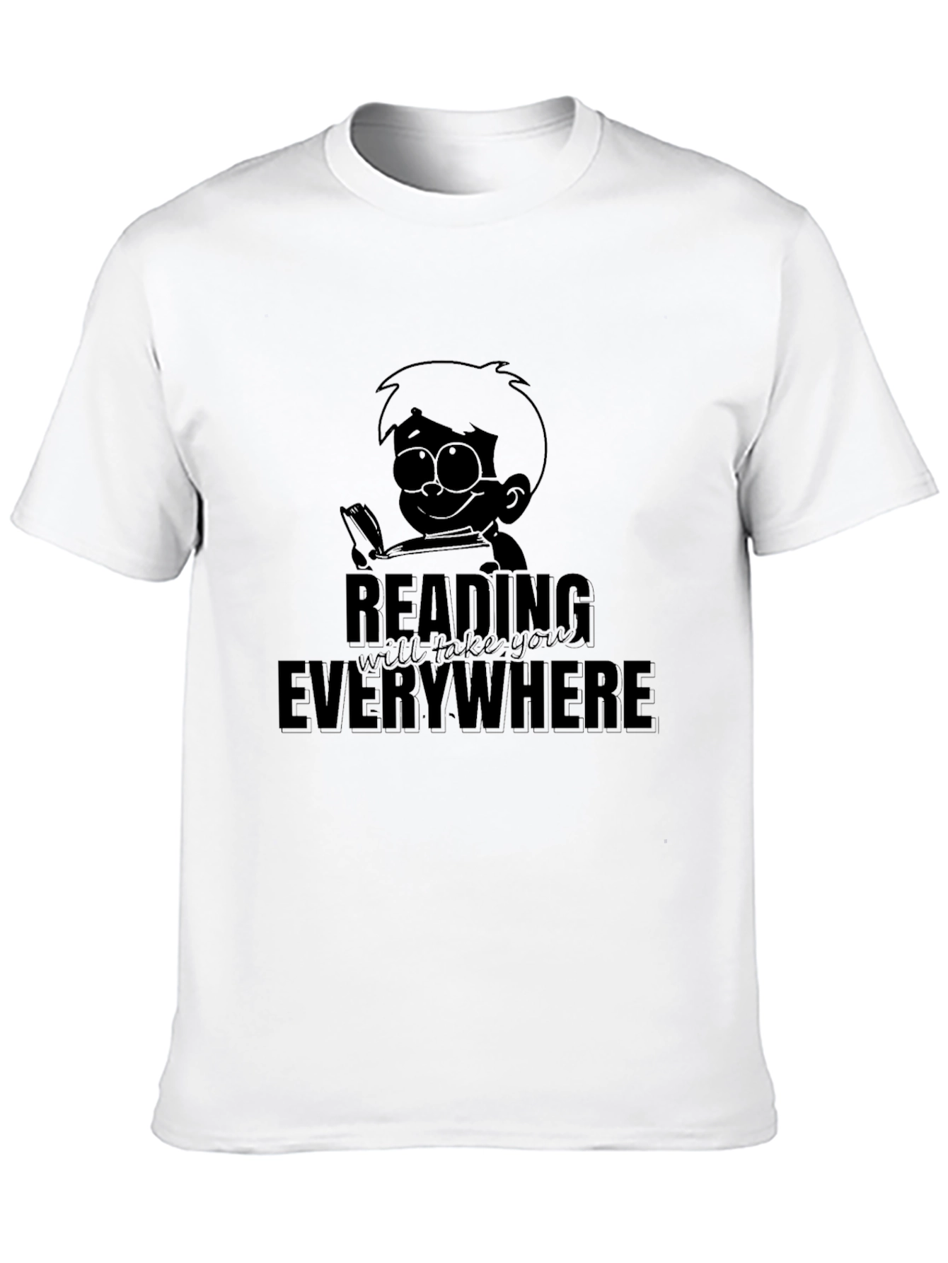 Reading Everywhere Graphic T-Shirt