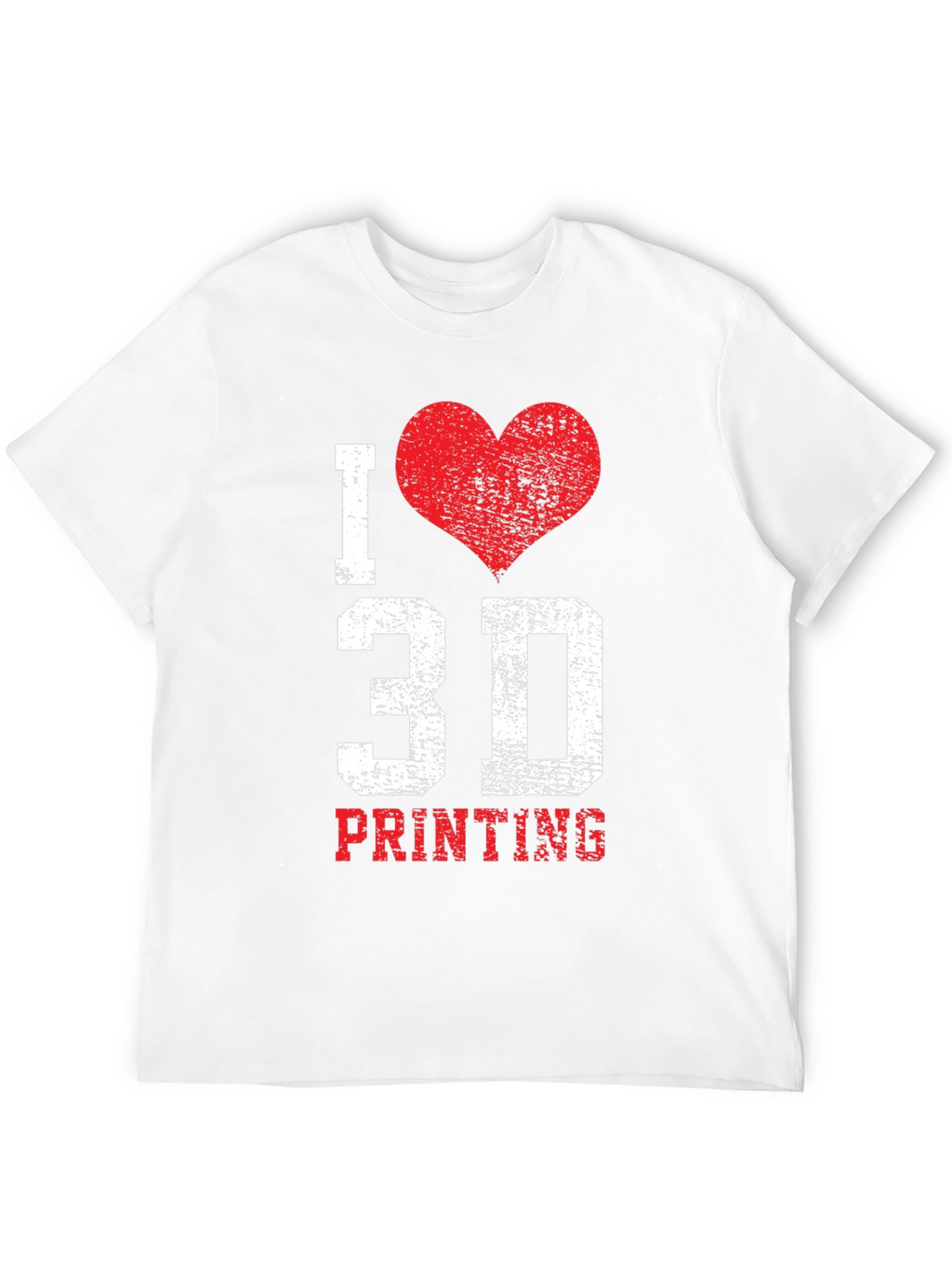 I Heart 3D Printing T-Shirt - Unique Design