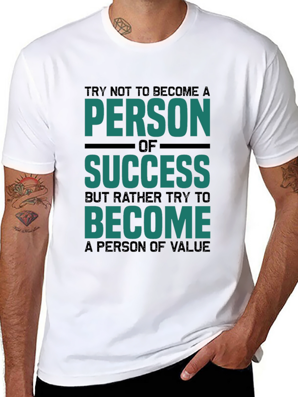 Motivational Tee: Person of Value T-Shirt