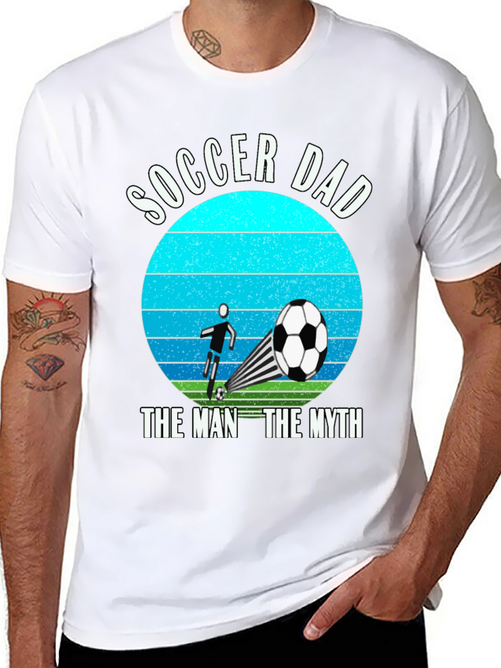 Soccer Dad: The Man The Myth T-Shirt