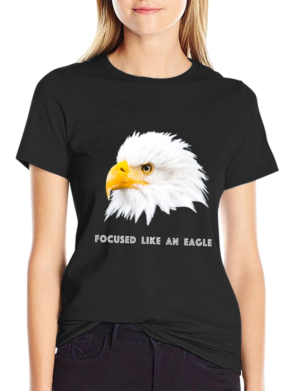 Focused Like An Eagle Graphic T-Shirt