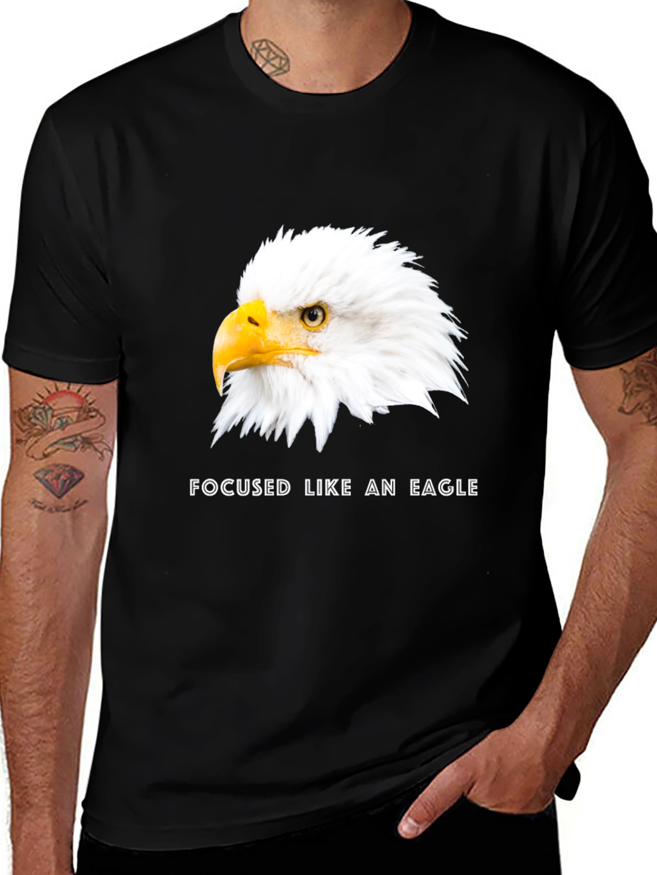 Focused Like An Eagle Graphic T-Shirt