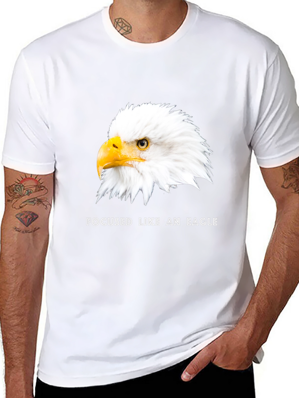 Focused Like An Eagle Graphic T-Shirt