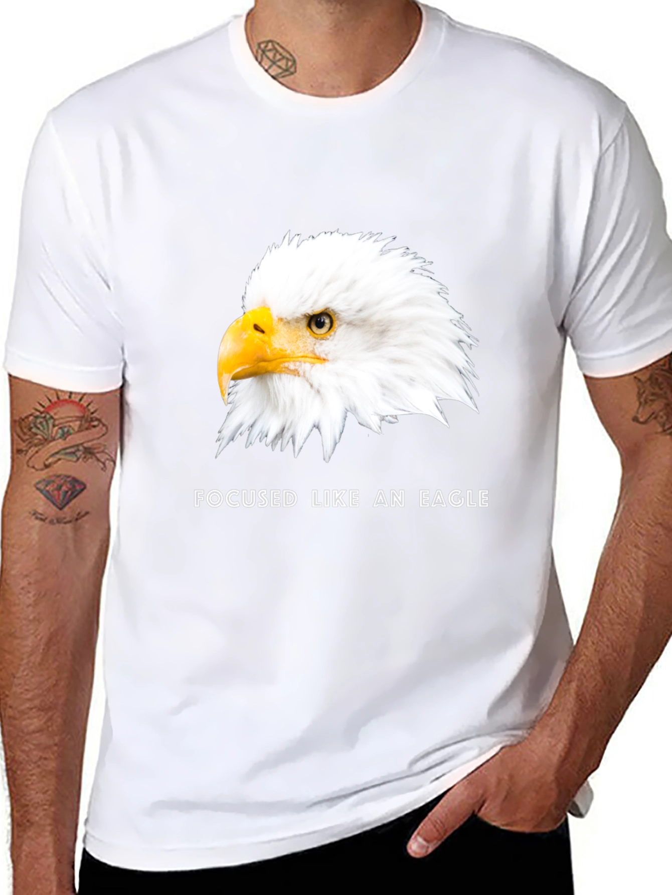 Focused Like An Eagle Graphic T-Shirt