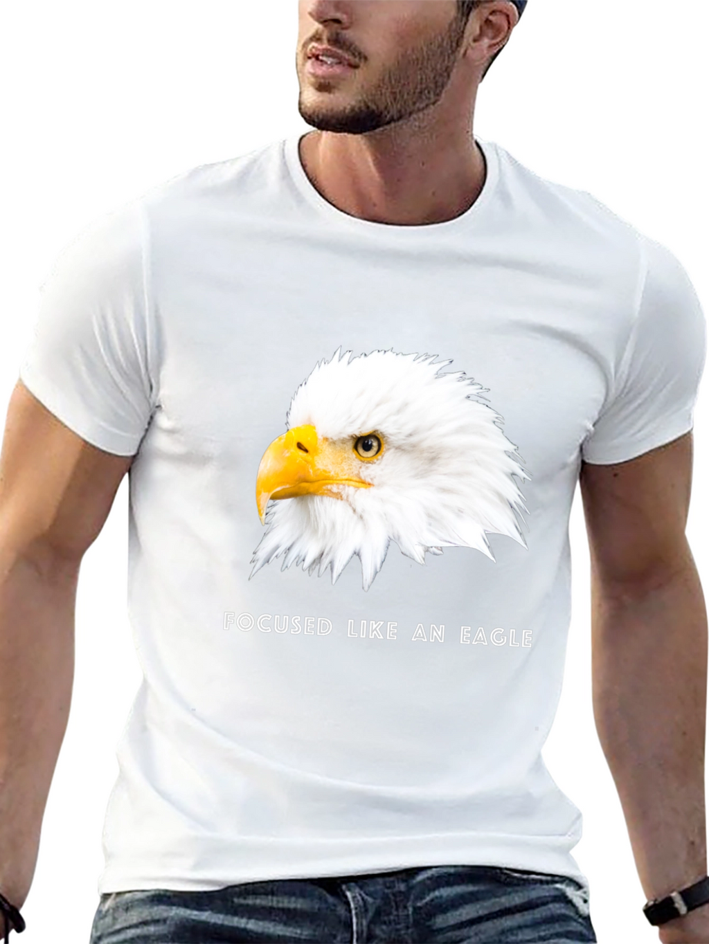 Focused Like An Eagle Graphic T-Shirt