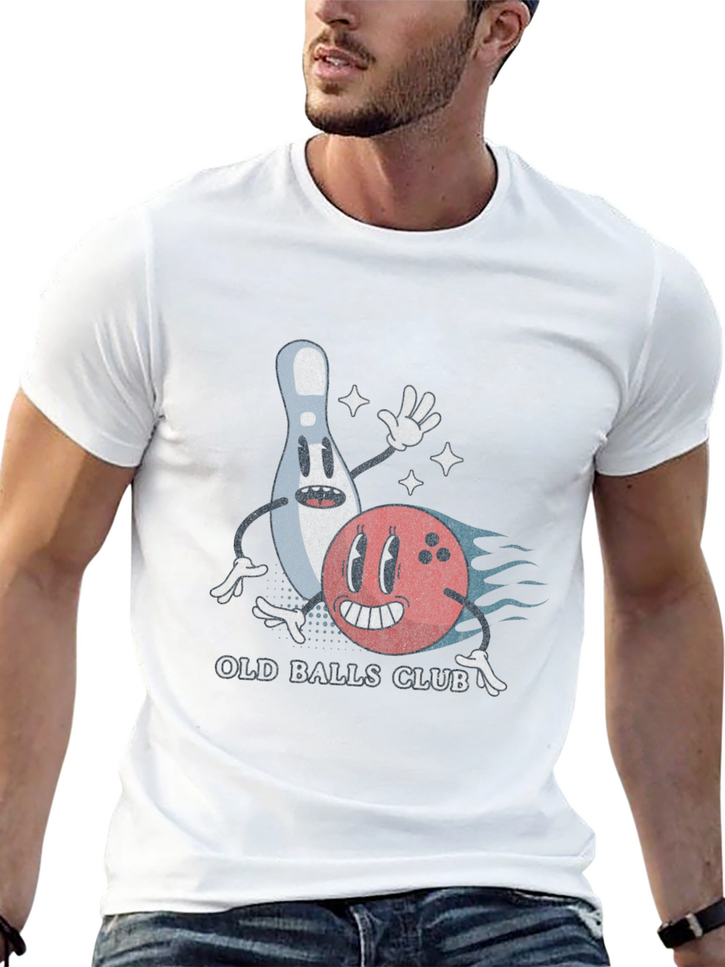 Old Balls Club Bowling T-Shirt