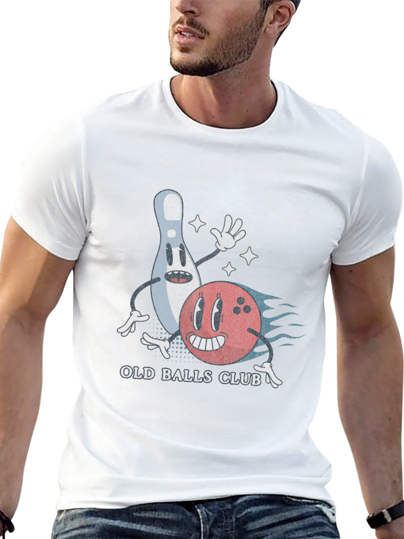 Old Balls Club Bowling T-Shirt