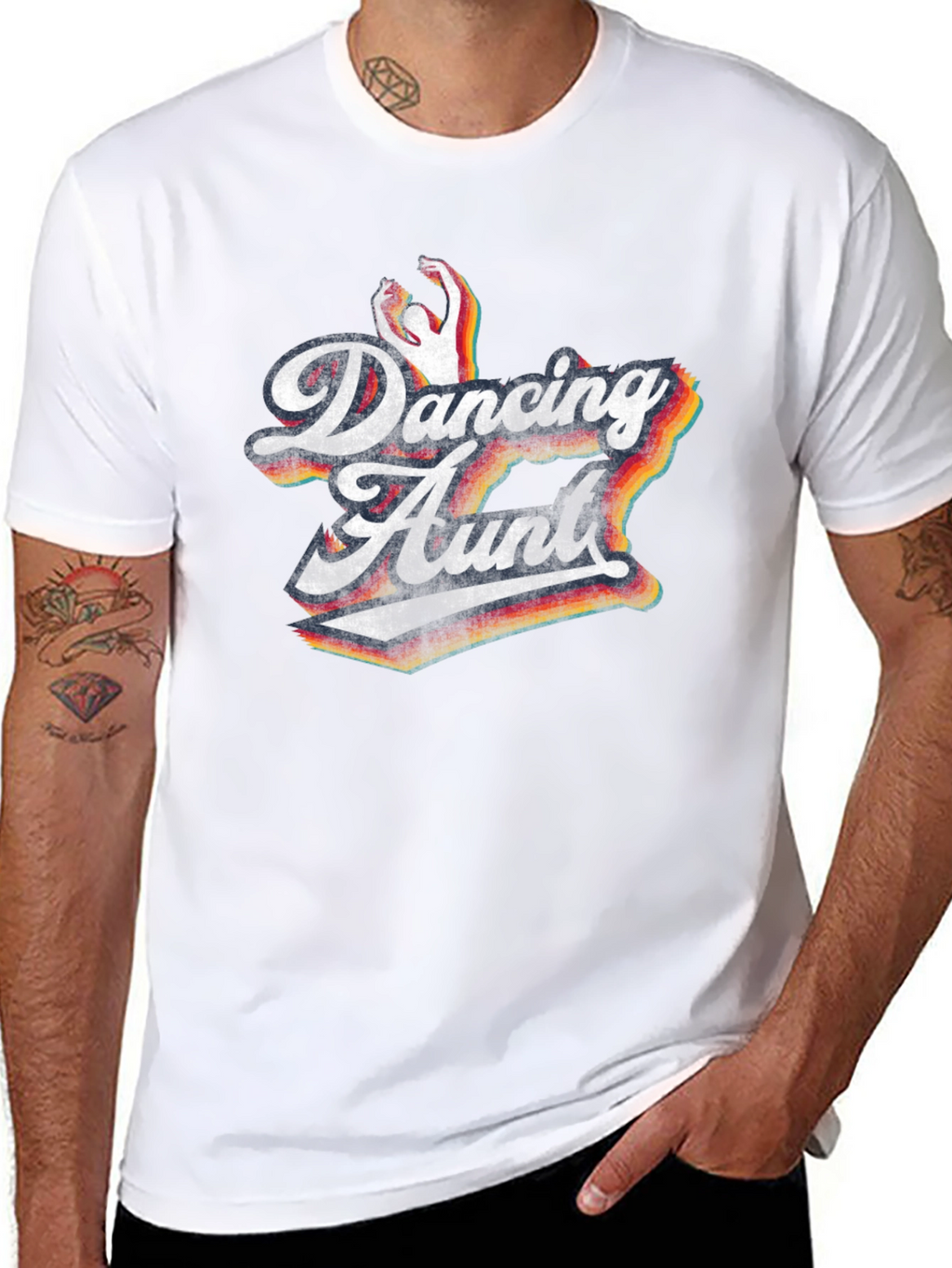 Dancing Aunt Retro T-Shirt
