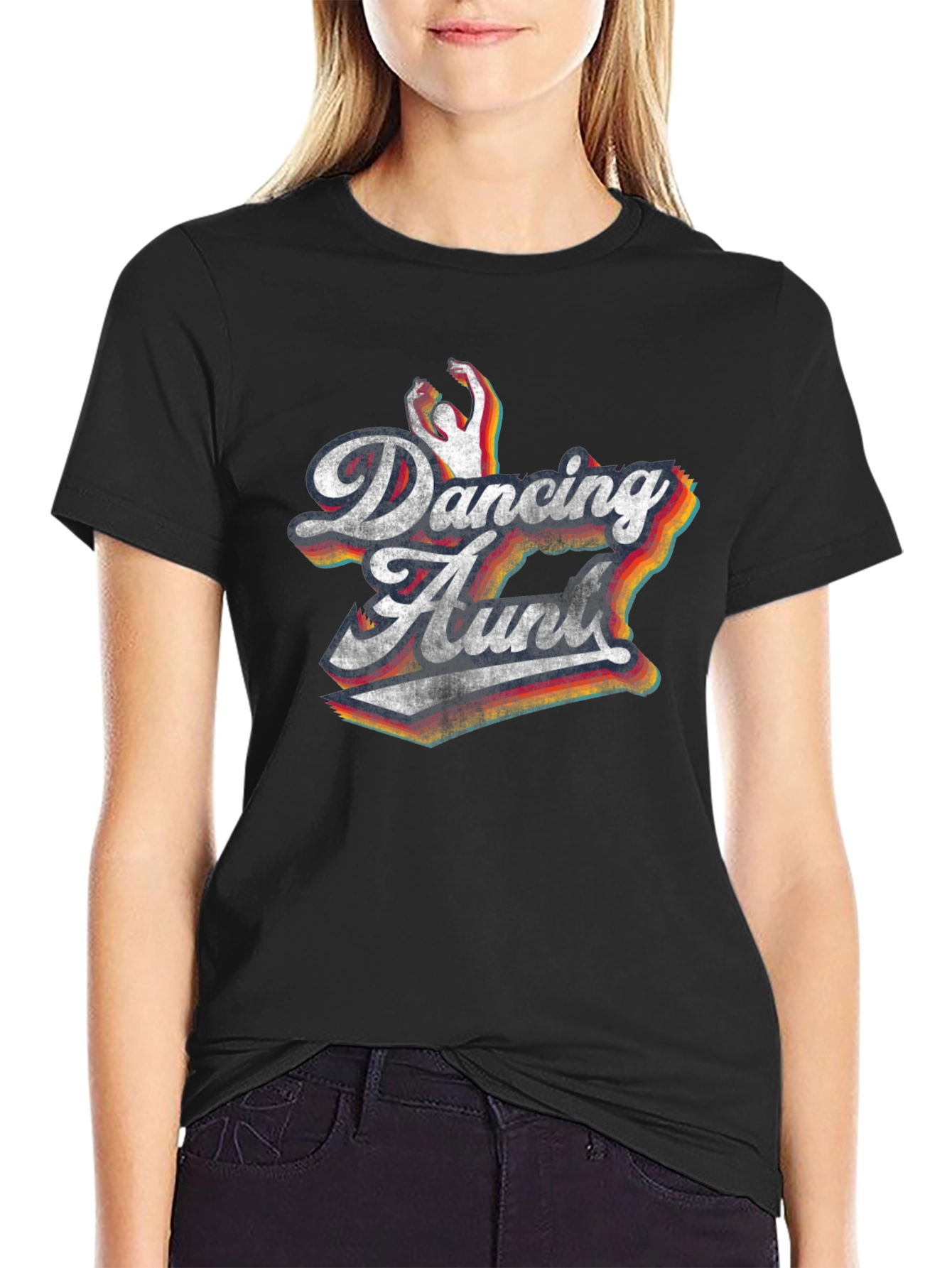 Dancing Aunt Retro T-Shirt