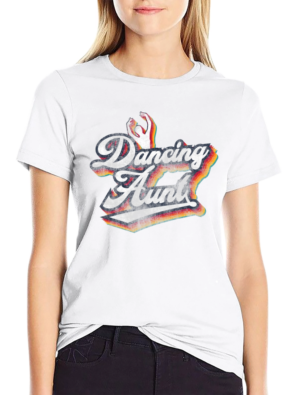 Dancing Aunt Retro T-Shirt