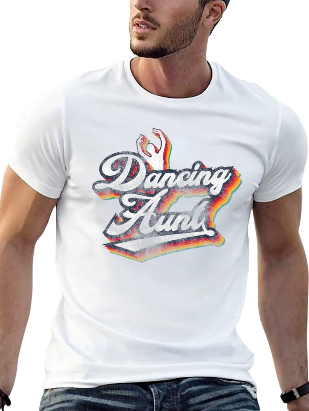 Dancing Aunt Retro T-Shirt