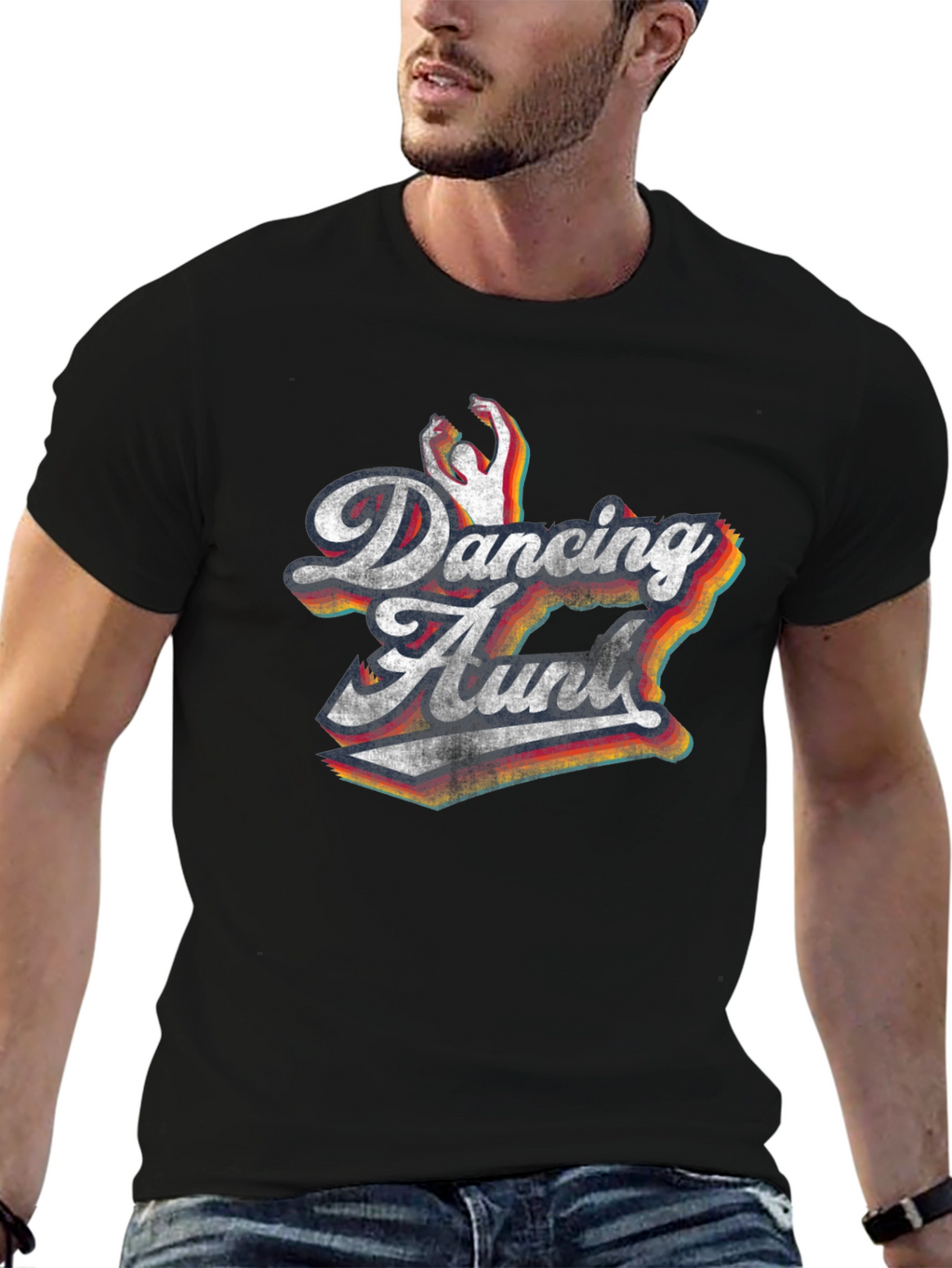 Dancing Aunt Retro T-Shirt