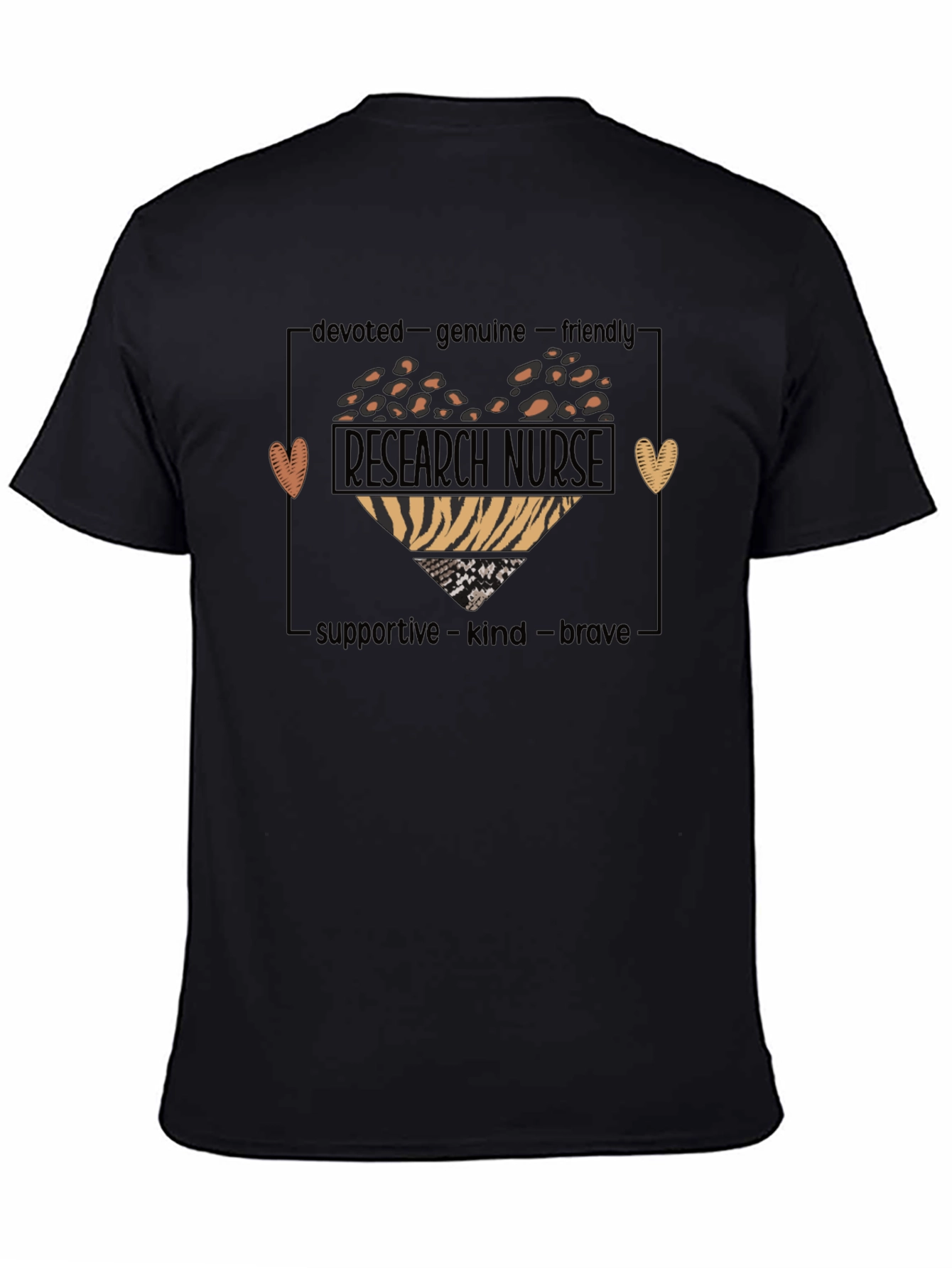 Research Nurse Heart Graphic Tee