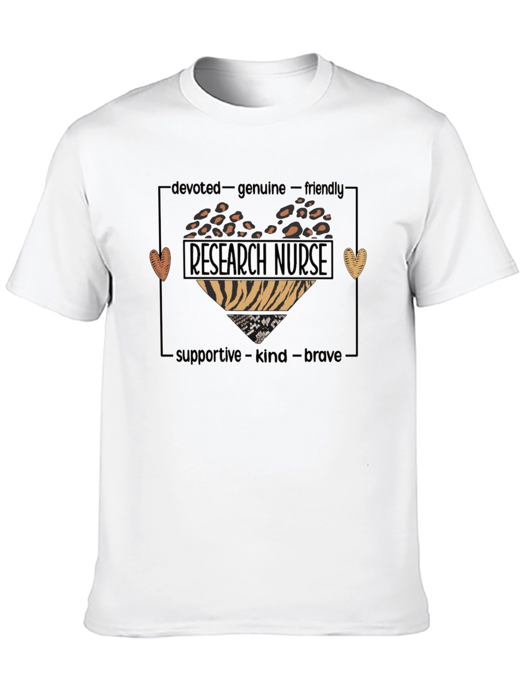 Research Nurse Heart Graphic Tee