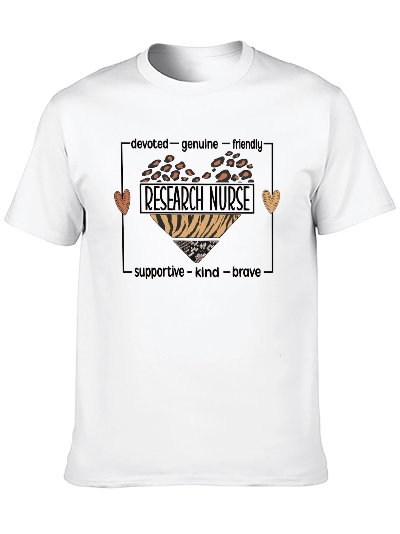 Research Nurse Heart Graphic Tee