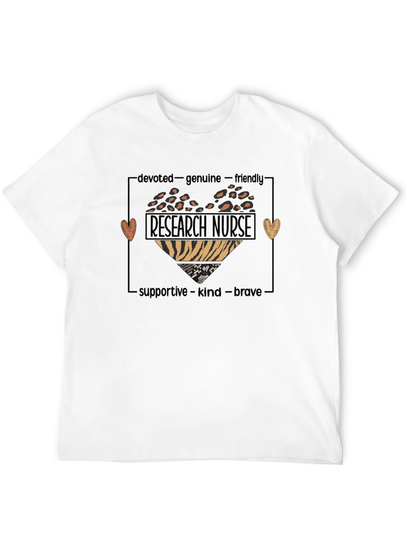 Research Nurse Heart Graphic Tee