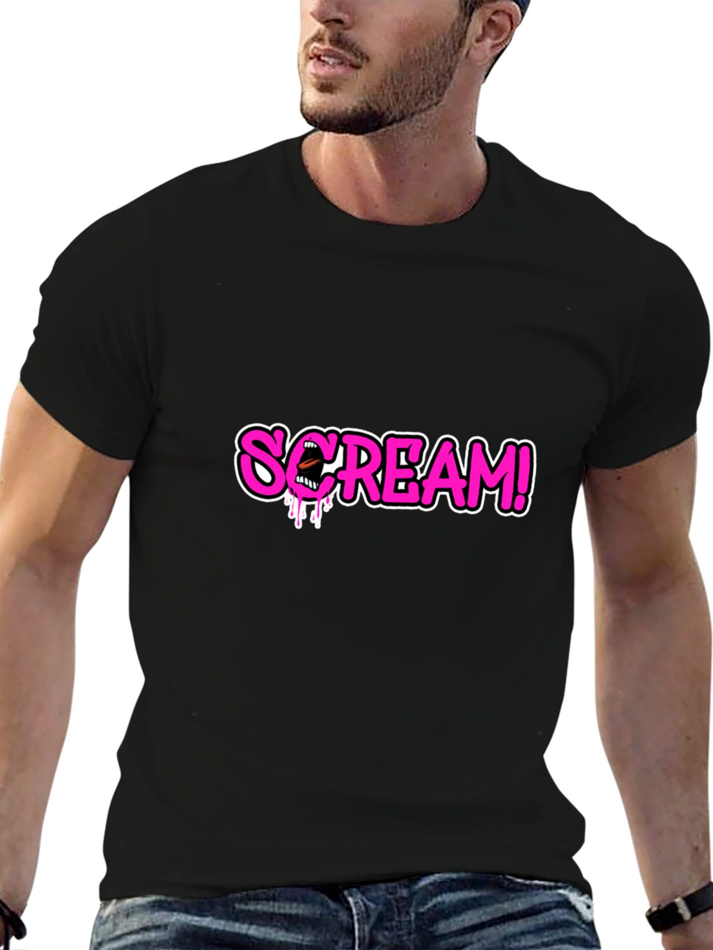 Scream! Graphic Tee - Black T-Shirt