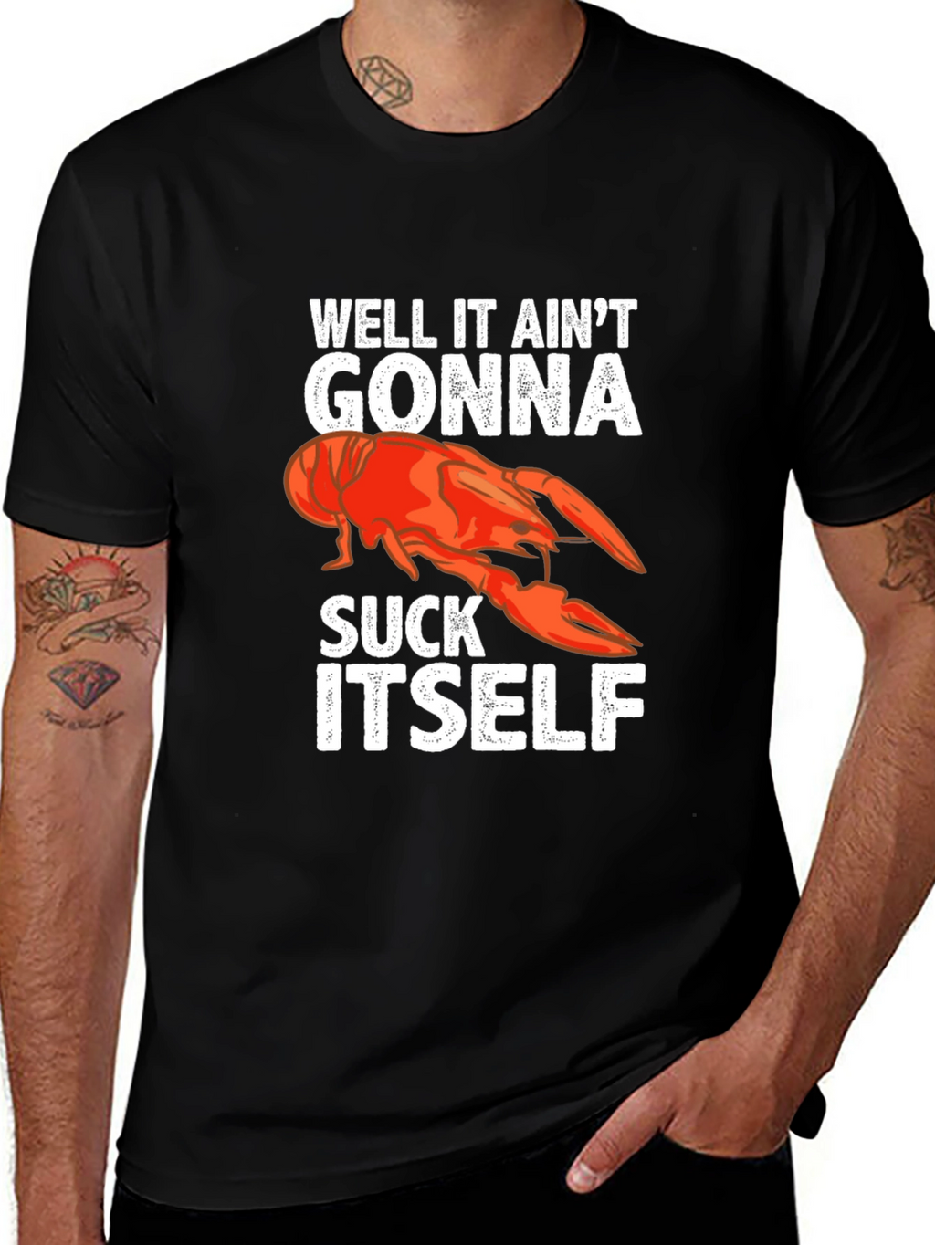 Crawfish Suck Itself T-Shirt